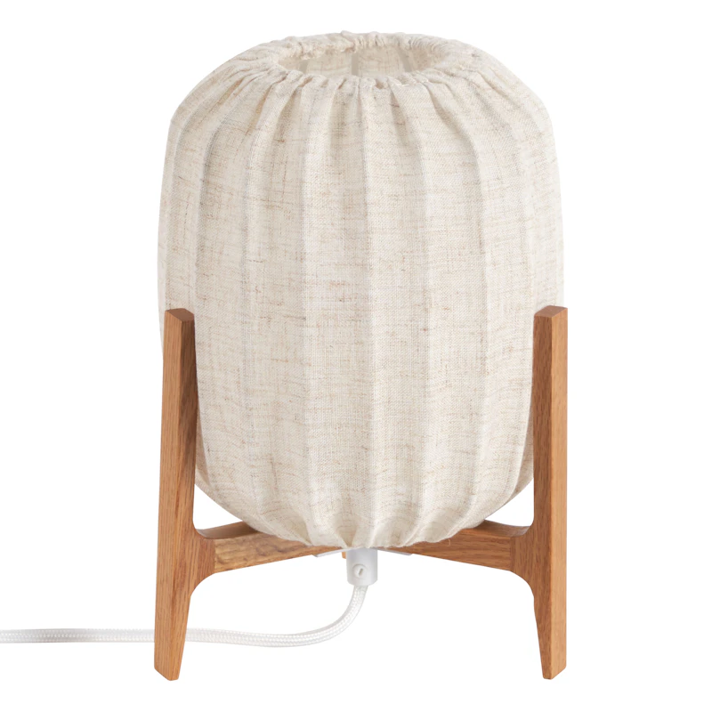 Prisma Mini Bordlampe, Egetræ / Naturlig