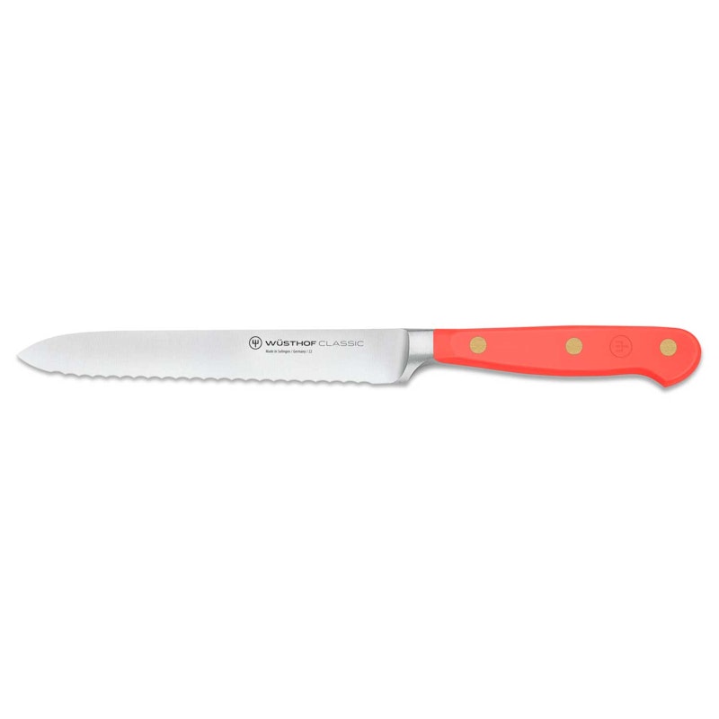 Classic Colour Savtakket Universalkniv 14 cm, Coral Peach