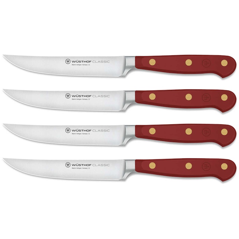 Classic Colour Steakknive 4-pak, Tasty Sumac