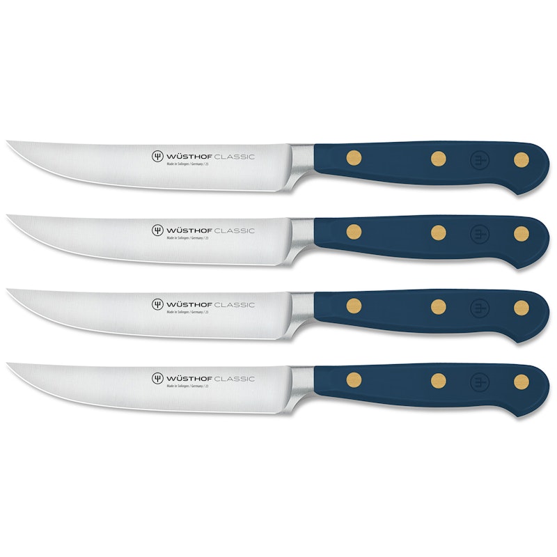 Classic Colour Steakknive 4-pak, Wild Blueberry