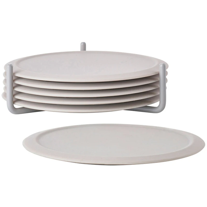 Singles Glasbrik med Holder, Varm Grå