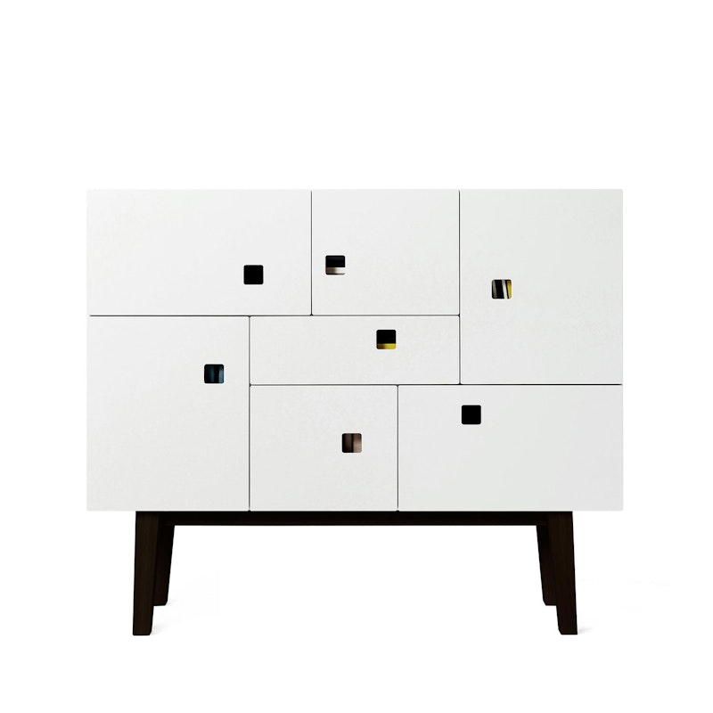 Peep C1 Sideboard, Angel White/Sort