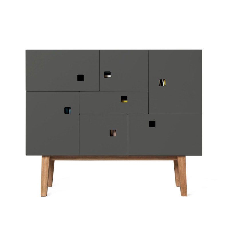 Peep C1 Sideboard, Slate Grey/Eg